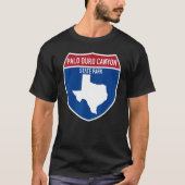 Palo Duro Canyon State Park Texas Highway Vakantie T-shirt (Voorkant)