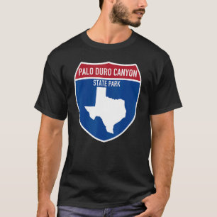 Palo Duro Canyon State Park Texas Highway Vakantie T-shirt