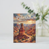 Palo Duro Canyon Texas Briefkaart (Staand voorkant)