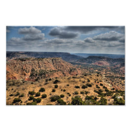 Palo Duro Canyon, Texas Foto Afdruk