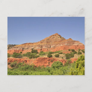 Palo Duro Canyon, Texas. Opeenvolgende rotslagen Briefkaart