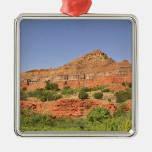 Palo Duro Canyon, Texas.  Opeenvolgende rotslagen Metalen Ornament