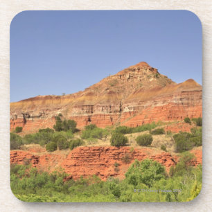 Palo Duro Canyon, Texas.  Opeenvolgende rotslagen Onderzetter