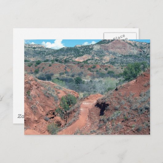 Palo Duro Canyon Trail Briefkaart (Voorkant / Achterkant)