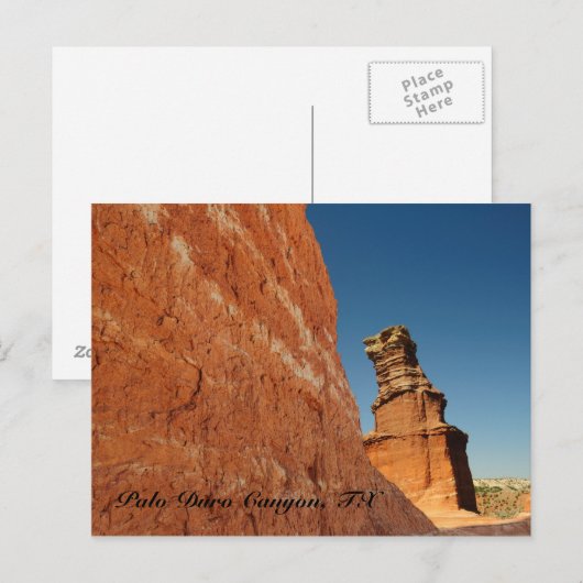 Palo Duro Canyon, TX Briefkaart (Voorkant / Achterkant)