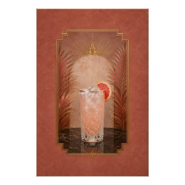 Paloma Art Deco Poster | Bar Kunst