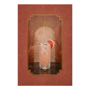 Paloma Art Deco Poster Bar Kunst
