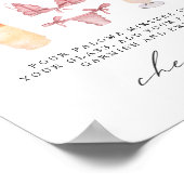 Paloma bar | Slipje & Palomas Vrijgezellenfeest Poster (Hoek)