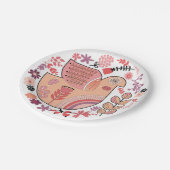 Paloma estilo folk Papieren Bordje (Gekanteld)