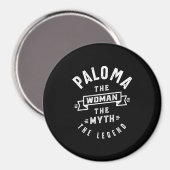 Paloma Gepersonaliseerde naam Birthday Gift Magneet (Voorkant / Achterkant)