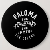 Paloma Gepersonaliseerde naam Birthday Gift Ronde Button 6,0 Cm (Voorkant)