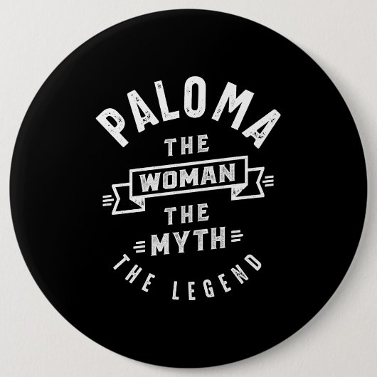 Paloma Gepersonaliseerde naam Birthday Gift Ronde Button 6,0 Cm (Voorkant)