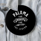 Paloma Gepersonaliseerde naam Birthday Gift Ronde Button 6,0 Cm (In situ)