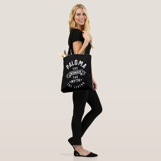 Paloma Gepersonaliseerde naam Birthday Gift Tote Bag (Op model)