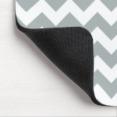 Paloma Gray Chevron Zigzag Muismat (Hoek)