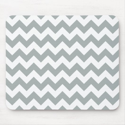 Paloma Gray Chevron Zigzag Muismat (Voorkant)