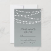 Paloma Gray Twinkle Lights RSVP Kaartje (Achterkant)