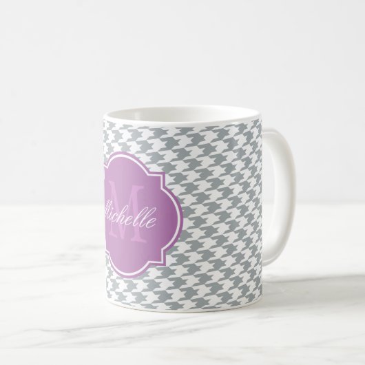 Paloma Houndstooth Monogram Mok (Voorkant rechts)