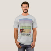 Paloma Plage, reisposter Franse Riviera T-shirt (Voorkant volledig)
