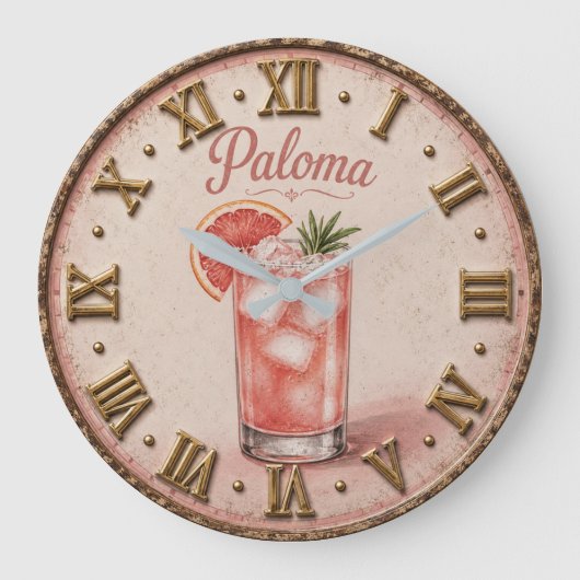 Paloma Tequila Cocktail Bar Decor Grote Klok (Voorkant)