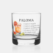 Paloma Tequila Cocktail Recept Whisky Glas (Voorkant)