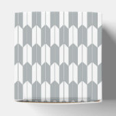 Paloma & White Japanese Yagasuri Pattern Favor Box Bedankdoosjes (Bovenkant)