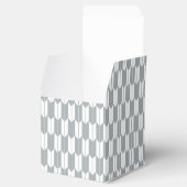 Paloma & White Japanese Yagasuri Pattern Favor Box Bedankdoosjes (Geopend)
