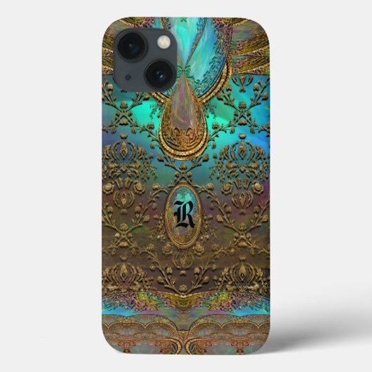 Palomar Elegant Chic Monogram Case-Mate iPhone Case (Achterkant)