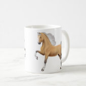 Palomino American Saddlebred Horse Mok (Voorkant rechts)