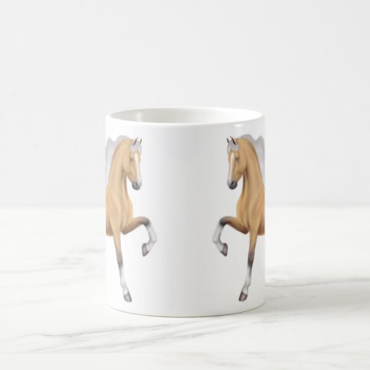 Palomino American Saddlebred Horse Mok (Center)