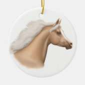 Palomino Arabian Horse Ornament (Voorkant)