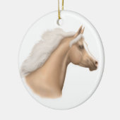 Palomino Arabian Horse Ornament (Links)