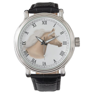 Palomino Arabische Horse Watch Horloge