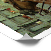 Palomino Barrrel Horse Poster (Hoek)