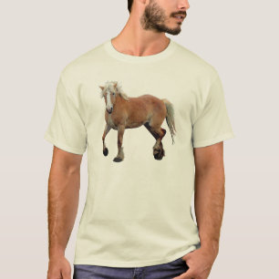 Palomino Belgium Draft Horse Sporty Apparel T-shirt