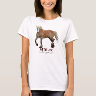 Palomino Belgium Draft Horse Sporty Apparel T-shirt
