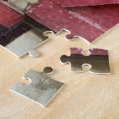 Palomino bij de schuurdeur legpuzzel (Zijkant)