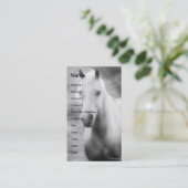 Palomino Black en White Visitekaartje (Staand voorkant)