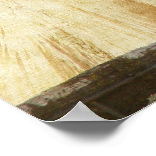 Palomino door hek poster (Hoek)