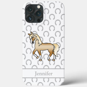 Palomino Drafpaard Mooie Cartoon Illustratie Case-Mate iPhone Case