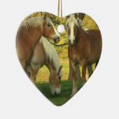 Palomino Draft Horse Ornament (Rechts)