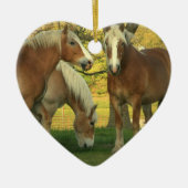 Palomino Draft Horse Ornament (Voorkant)