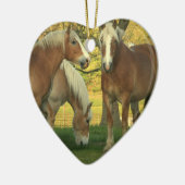 Palomino Draft Horse Ornament (Links)