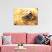 Palomino Eye Grunge Canvas Afdruk (Insitu (Woonkamer))