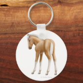 Palomino Foal Sleutelhanger (Voorkant)