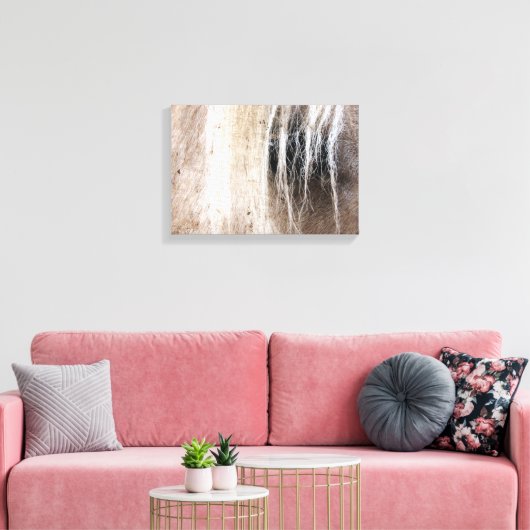 Palomino Grunge Canvas Afdruk (Insitu (Woonkamer))