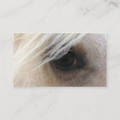 Palomino Hoefijzer Acres Visitekaartje (Achterkant)