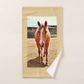 Palomino Horse Bathroom Towel set Bad Handdoek (Handdoek)