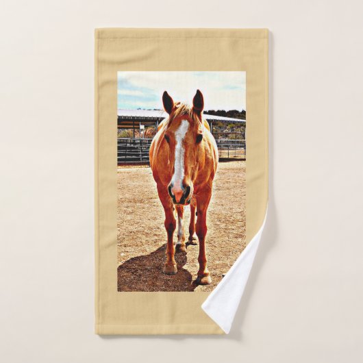 Palomino Horse Bathroom Towel set Bad Handdoek (Handdoek)