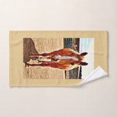 Palomino Horse Bathroom Towel set Bad Handdoek (Handdoek)